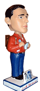 The Kerouac Bobble-head given out in 2003 in Lowell, MA during a baseball game.